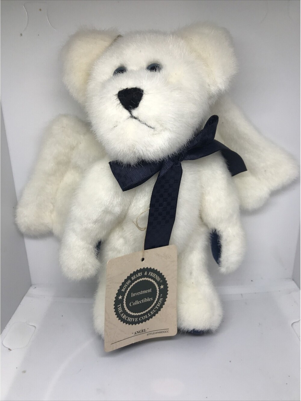 Boyds Bears ANGEL Archive Collection #1364 White & Blue with Tag 94885GCC